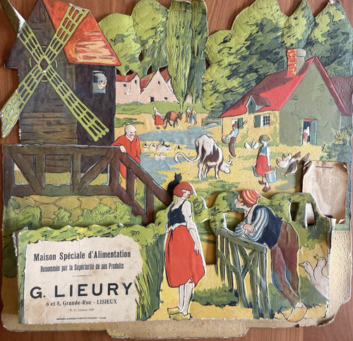Ancien calendrier publicitaire