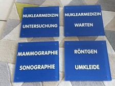 Schilder für Arztpraxis / Radiologie