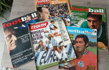 lot magazines  (Football  l'Equipe Football) calendrier om asse batteux papin