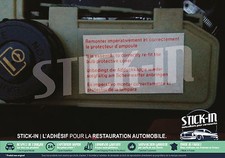 Autocollants Stickers Clio Williams 16S Protecteur Ampoule DA Bocal 16V