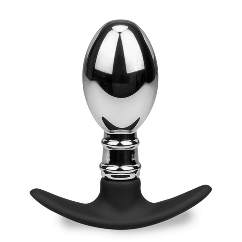 Plug anal acier silicone - anal,