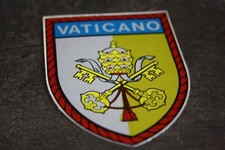 Ancien petit autocollant / stickers Brillant )) VATICANO