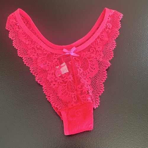 String femme dentelle - , rose