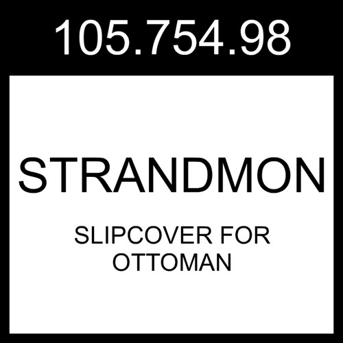 Ikea strandmon slipcover for - ikea,