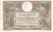 BILLET 100 FRANCS LUC OLIVIER MERSON AVEC LOM - REFERENCE INVENTAIRE FAYETTE