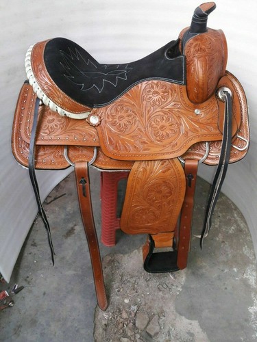 Selle western cuir roping - cuir,