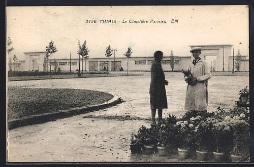Cpa thiais cimetière - cpa, le