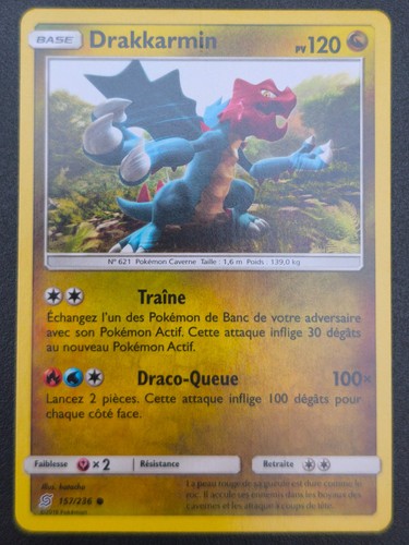 Carte pokémon drakkarmin - carte,
