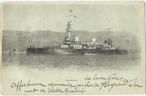 Carte postale marine - carte,