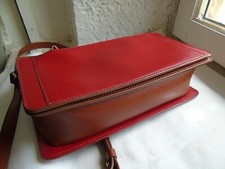  Zapa Paris women leather bag made in Italy brown - red used in good condition