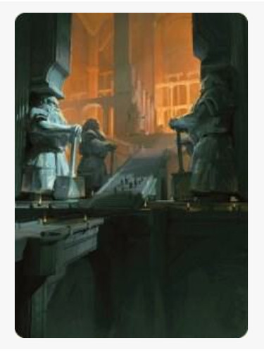 Mines moria art card - mines,