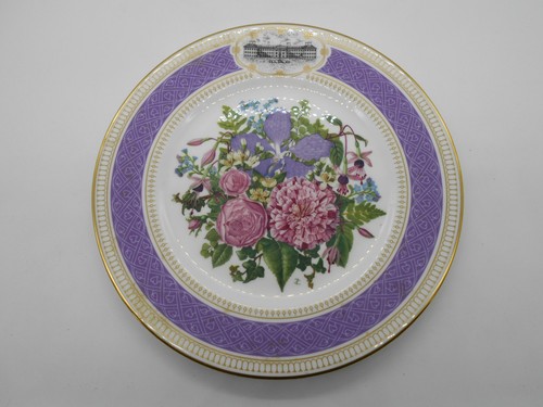 Assiette bouquet de - 21, )