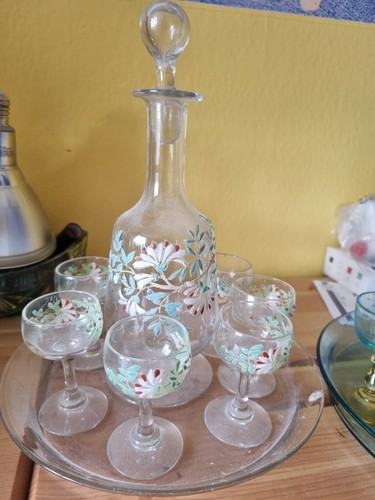 Service émaillé liqueur - service,