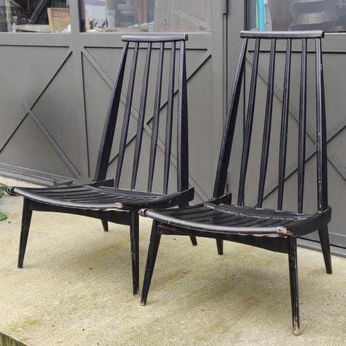 Paire chaises basses - paire,