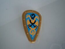 PLAYMOBIL vintage médiéval viking drakkar bouclier or du set 3150 de 2002