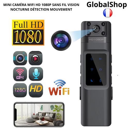 Mini caméra wifi - hd, 1080p