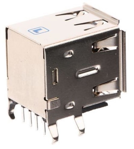 Lumberg double port angle - port,