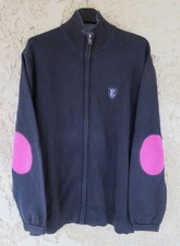 Veste Gilet zippé EDEN PARK EP bleu marine coton 2XL XXL