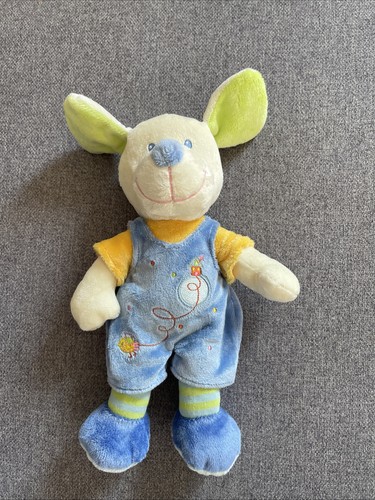 Doudou chien salopette bleu - salopette,
