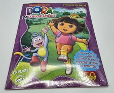 Dora L'Exploratrice Album Vide + Set Complet De Figurines Panini En Français