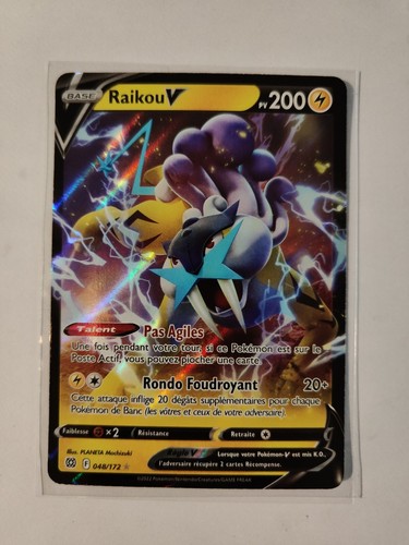 Carte pokemon raikou - carte,