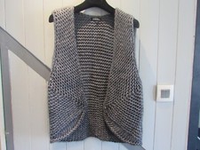 Gilet sans manches en laine grise T 3 Caroll