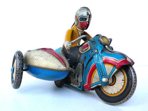 Moto side car tôle - moto,