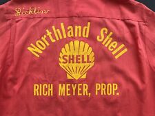 SHELL Années 60 Authentique Chemise de Pompiste "Ricklin" Northland Automobilia