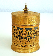 BOITE A BIJOUX  Bronze Doré Ajouré Vases Antiques Epoque Empire XIXème Siècle