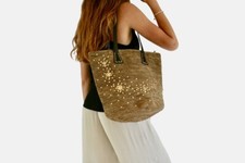 Sac cabas en raphia SOL'EOLE