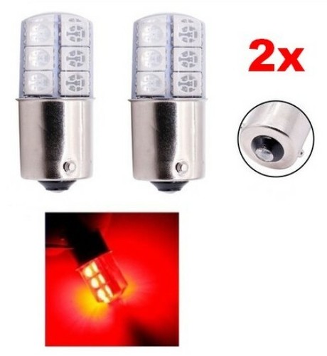 Ampoules ba15s led p21 rouge - ampoules,
