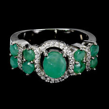 Bague En Argent 925 Émeraude