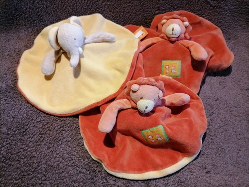 Doudou plat réversible - plat,