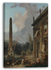 Toile/Cadres Hubert Robert - Ménestrels errants