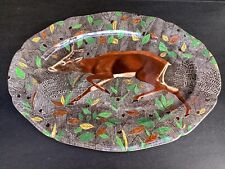 Plat ovale en faïence de Gien