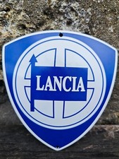 Plaque émaillée LANCIA Enamel Sign no Fiat Alfa Roméo Abarth Bmw