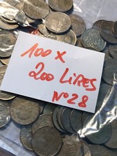 LOT 100 PIECES 200 LIRES