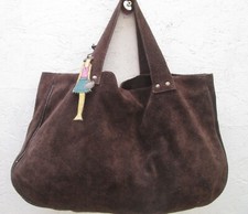 Sac à main en daim haute