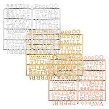Lettres 3PCS pour la carte de