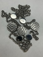 COLLIER MÉTAL CHROMÉ SIGNÉ