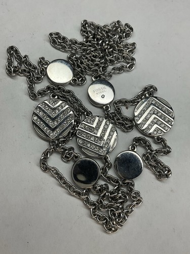 Collier métal chromé - collier,