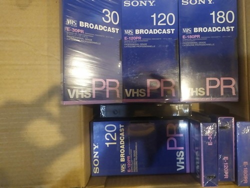 Lot cassettes vhs sony - lot, de