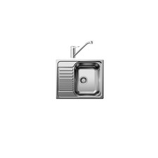 blanco pack évier inox + mitigeur chromé 527908 tipo 45s mini