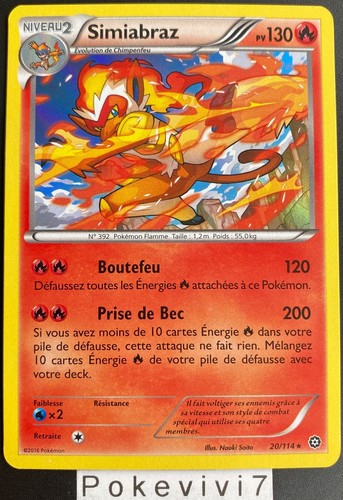 Carte pokemon simiabraz - carte,