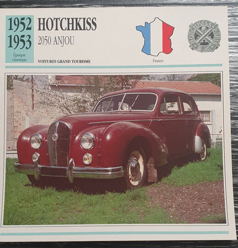 Hotchkiss 2050 anjou carte - hotchkiss,