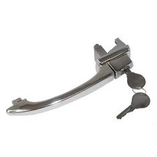 Poignée de porte à clé pour