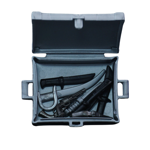 Valise playmobil avec armes - valise,