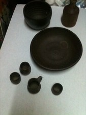 petit objet bol assiette petite carafe miniature divers poterie lempereur sars59