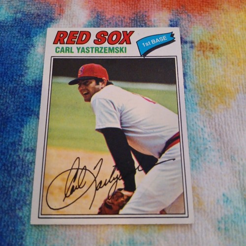 1977 topps carl yastrzemski - topps,