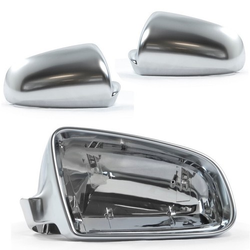 Coque retroviseur gris alu - coque,